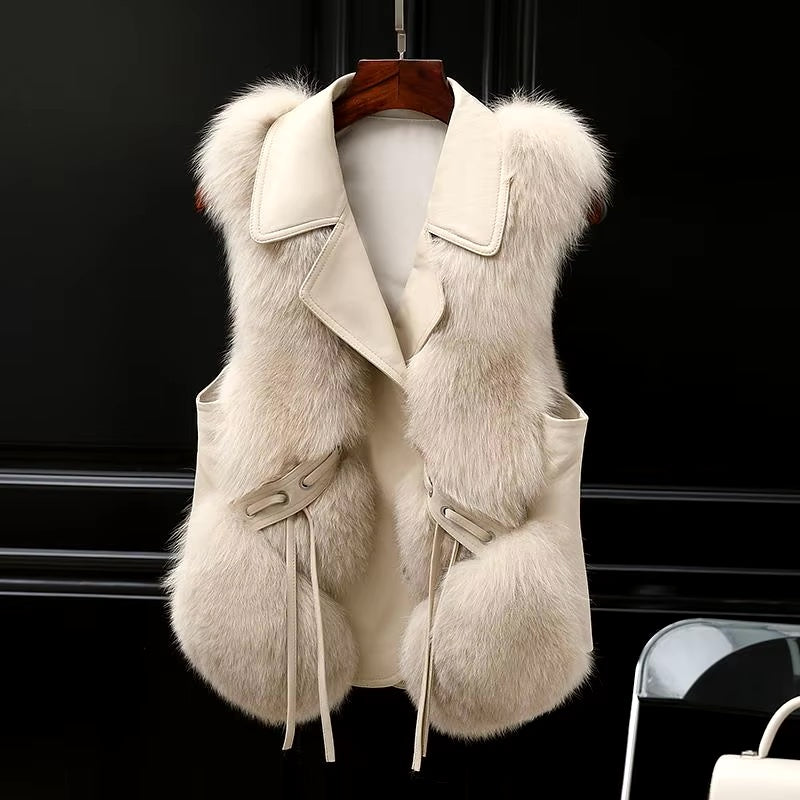 HANNAH | Gilet van synthetisch bont