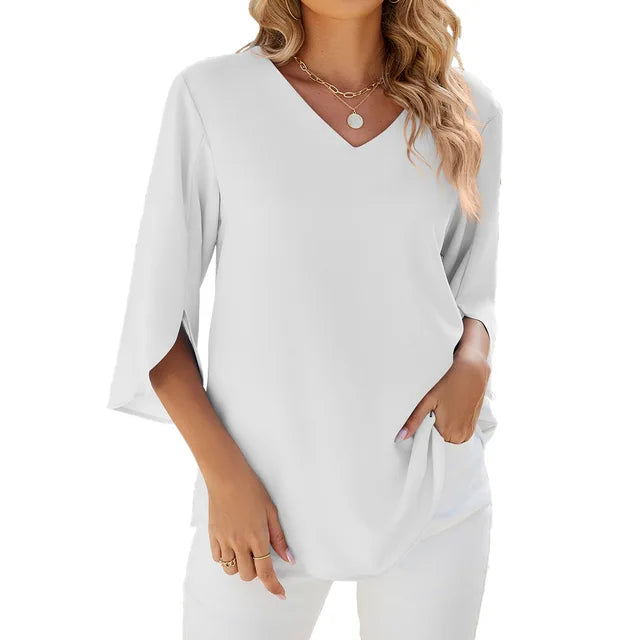JULIETTE | Dames Blouse met V-hals