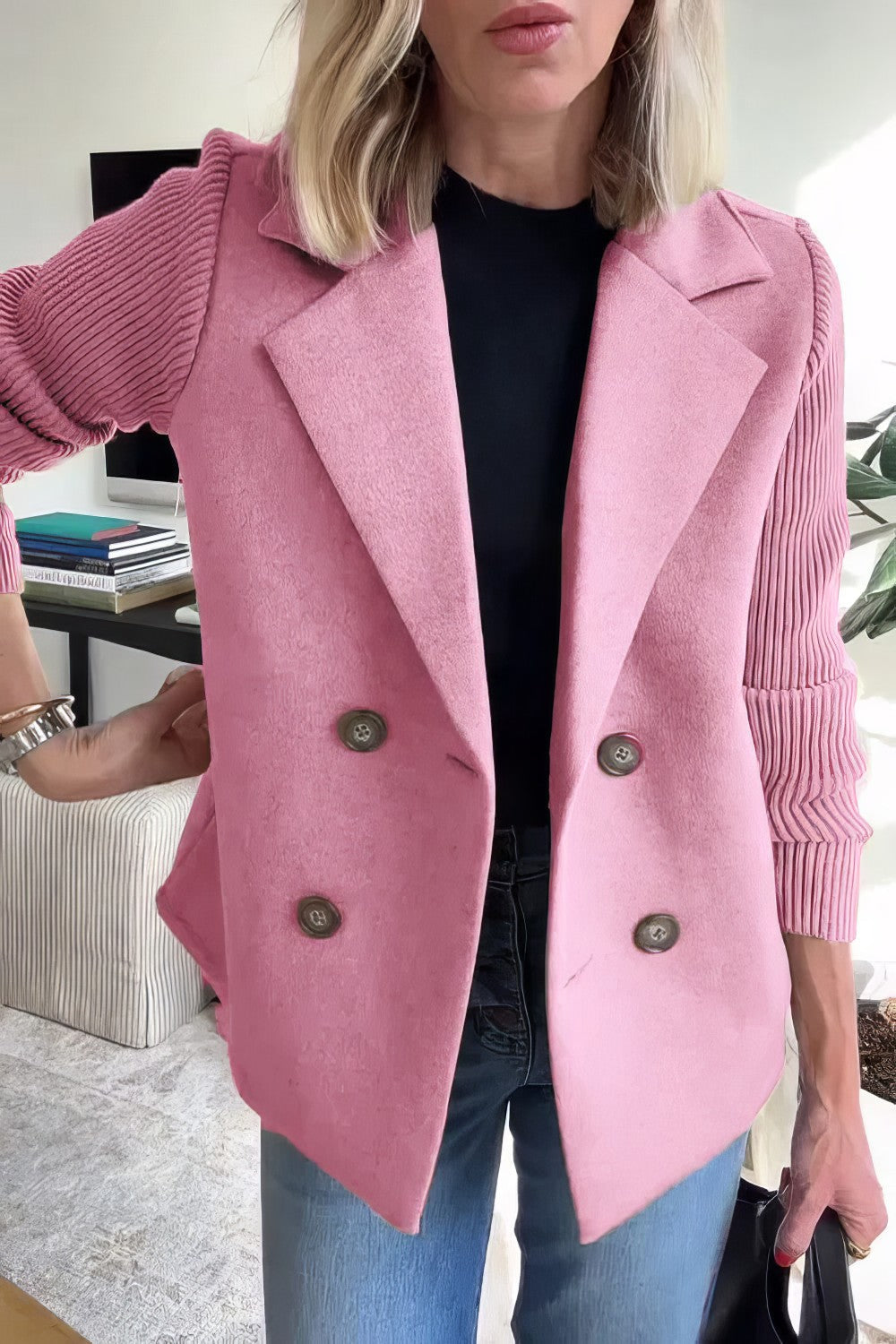 THALINA | Patchwork Cardigan jas